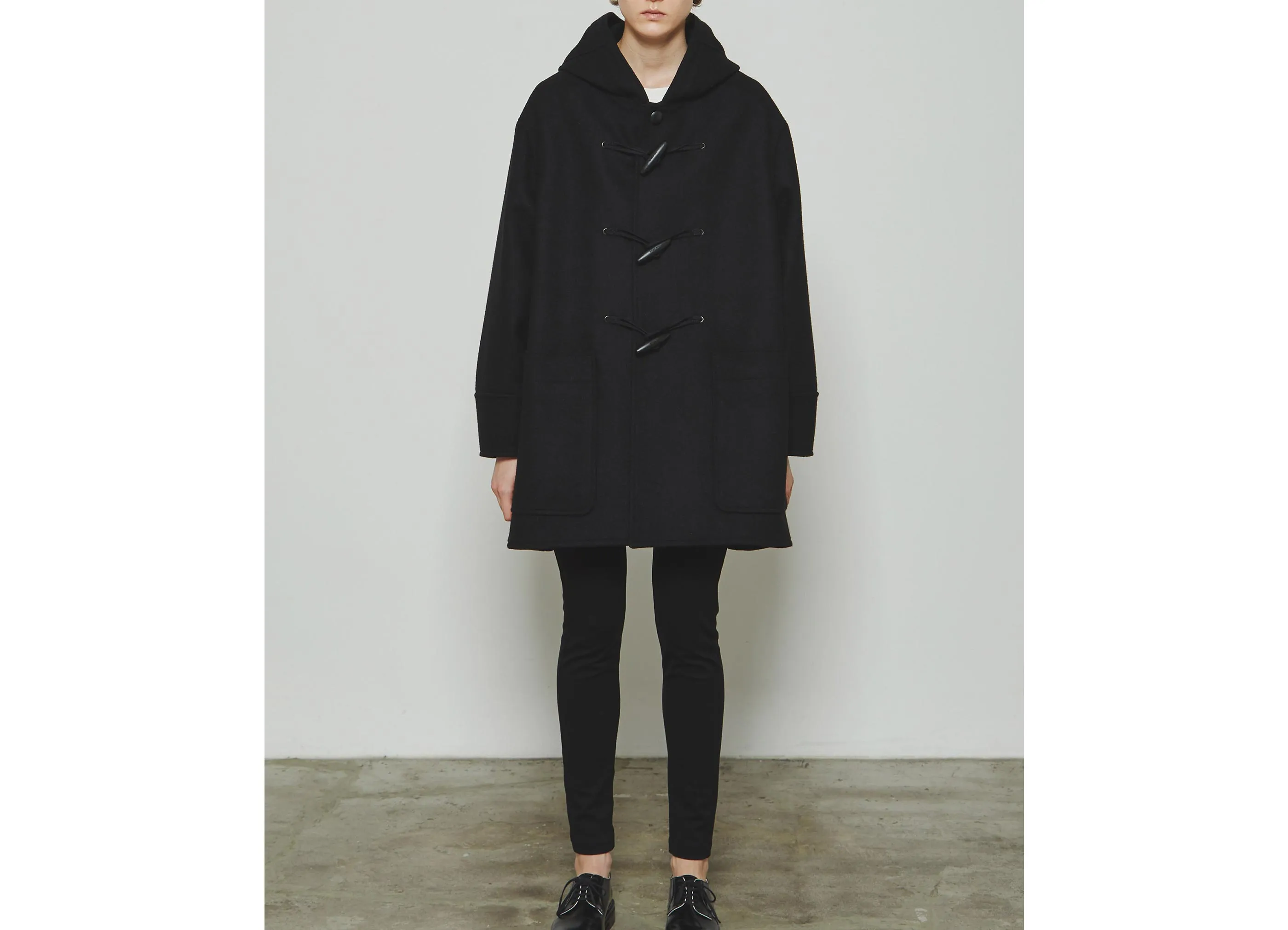 THE RERACS / ザ リラクス】Duffel Coat ダッフルコート / Blackの商品