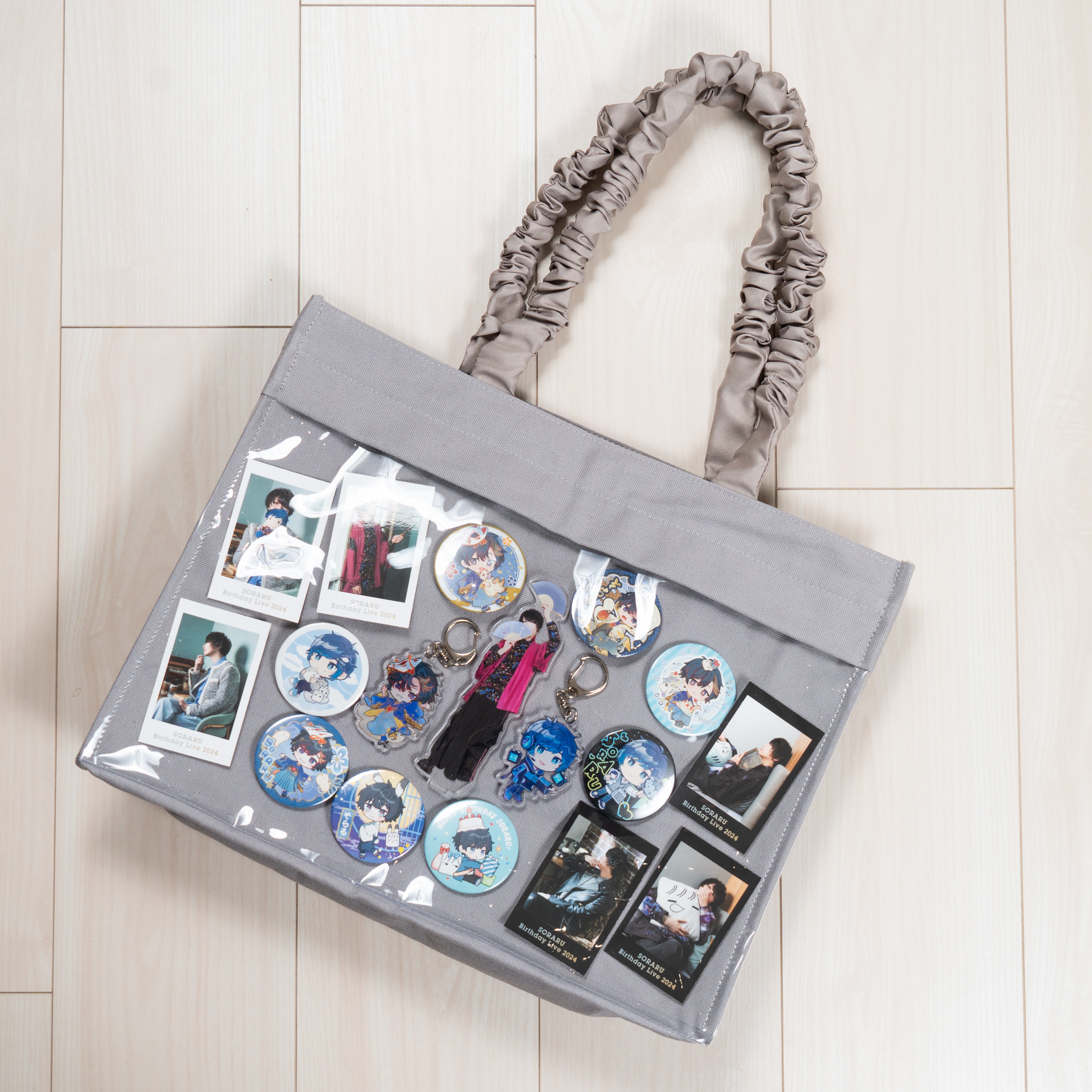 そらる】空祭りクリアポケットトートバッグ