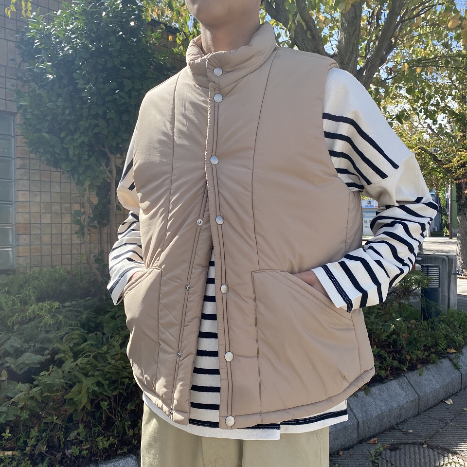 nonnative】ノンネイティブ ＜TROOPER PUFF VEST NYLON TAFFETA