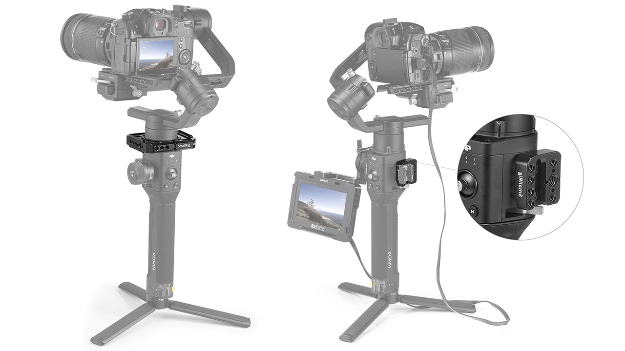 SmallRigがDJI Ronin-S用のアクセサリーを発表 － モニターマウントや