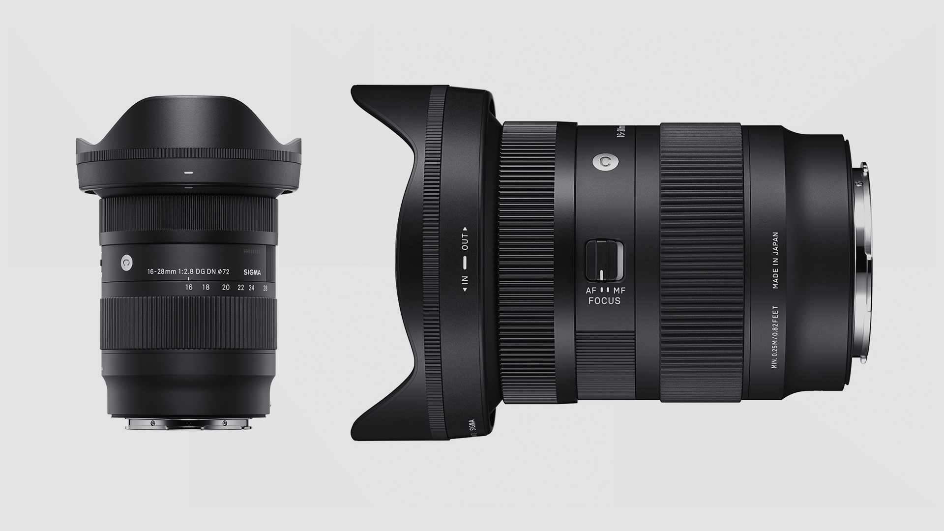 シグマがLマウントとEマウントのフルサイズカメラ用「16-28mm F2.8 DG