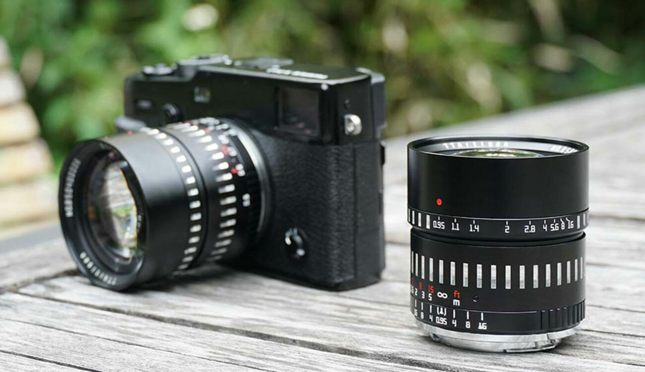 TTArtisan 50mm F/0.95 for FUJIFILM X and Sony E-Mount APS-C