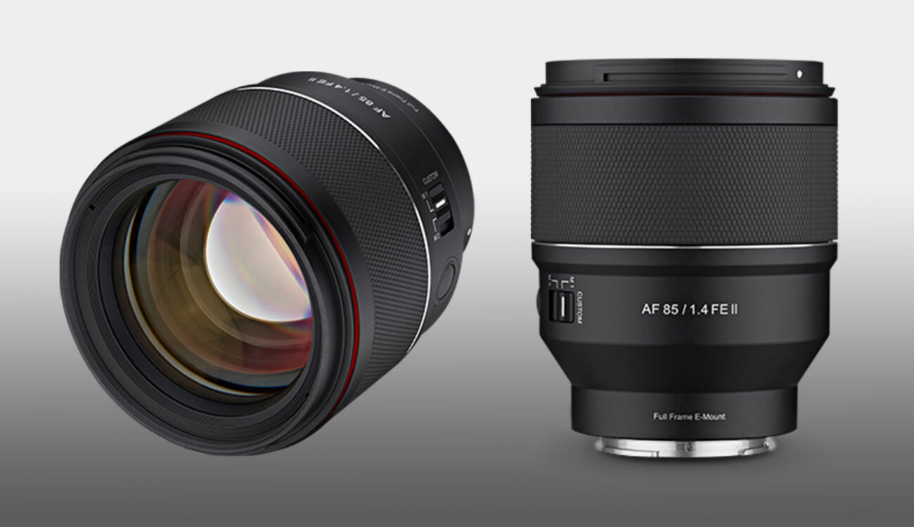 Samyang AF 85mm f/1.4 FE II Lens Announced – Upgraded AF, Smaller