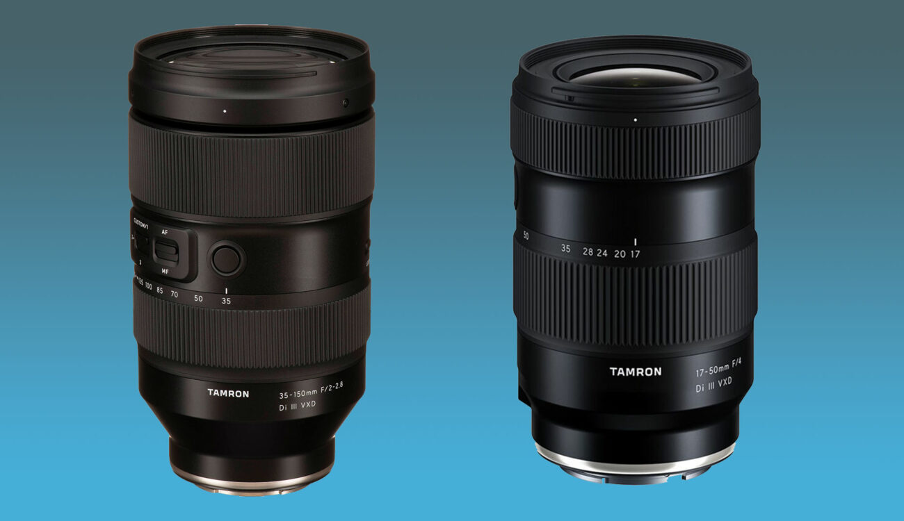 タムロンが、ニコンZ用35-150mm F2-2.8とソニーE用17-50mm F4を発表