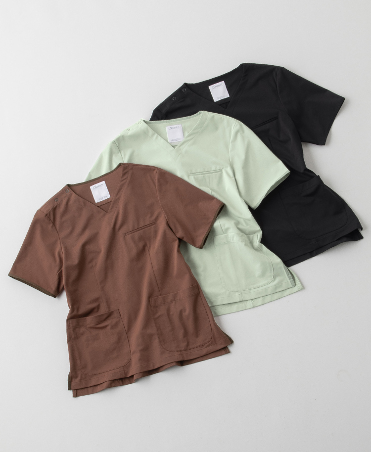 レディース:スクラブトップス・FREE | おしゃれ白衣のクラシコ公式通販