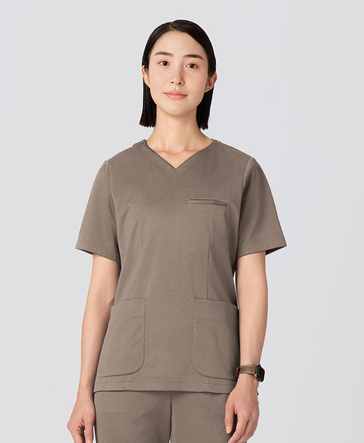 レディース:スクラブトップス・DECO | おしゃれ白衣のクラシコ公式通販