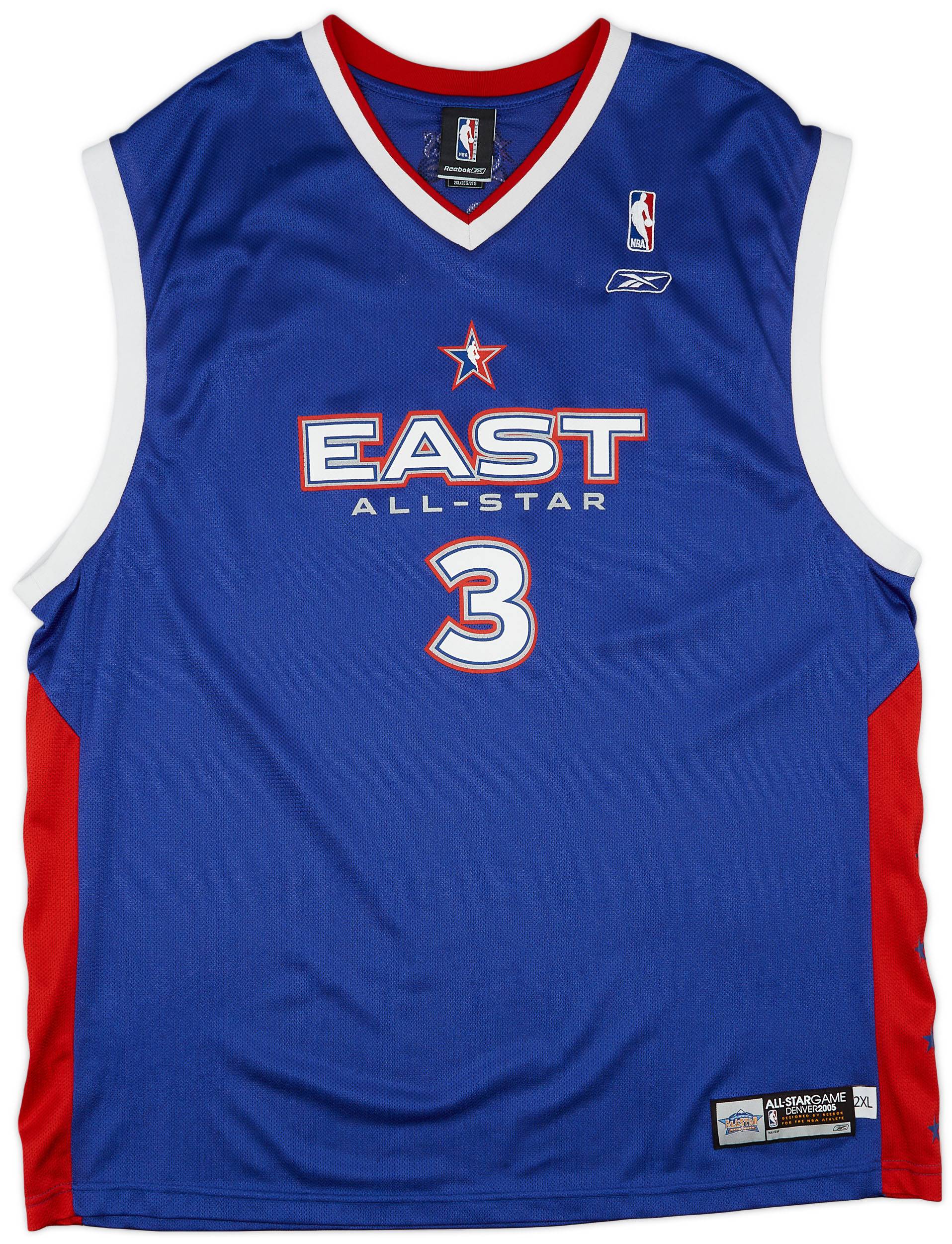2005 NBA All-Star Game Team East Iverson #3 Reebok Jersey