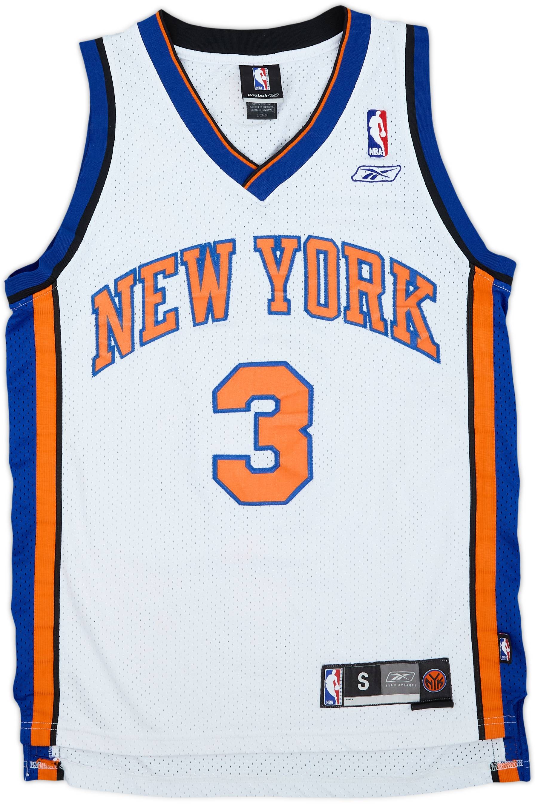 2004-06 New York Knicks Marbury #3 Reebok Swingman Home Jersey - 4