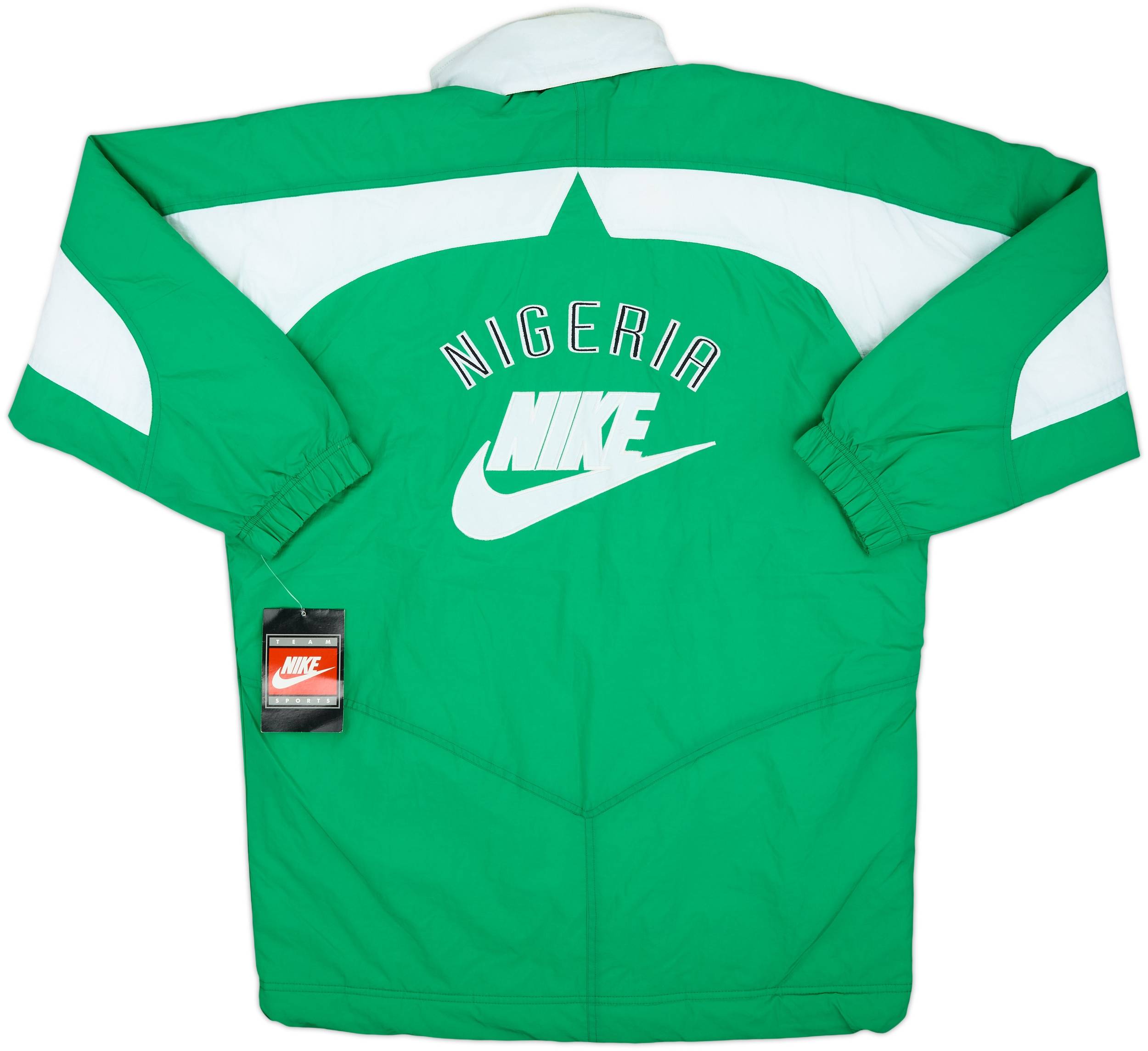 1996-98 Nigeria Nike Player Issue Padded Bench Coat (M)