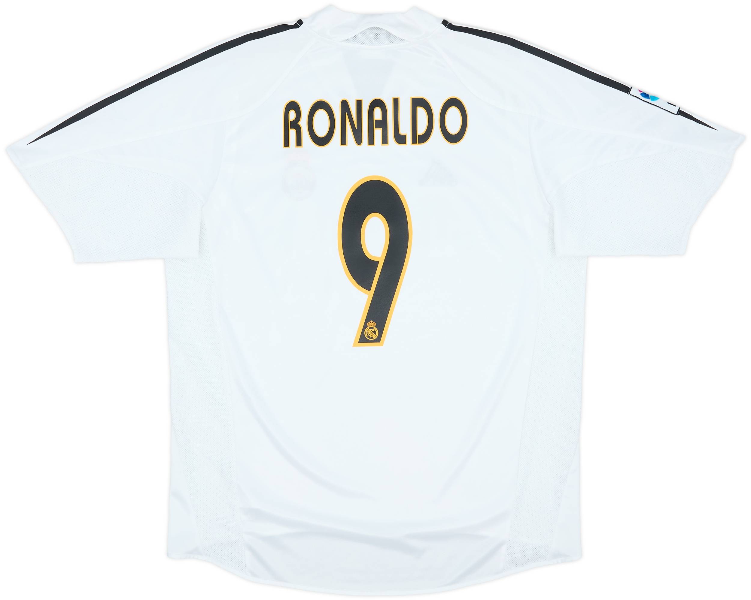 2004-05 Real Madrid Home Shirt Ronaldo #9