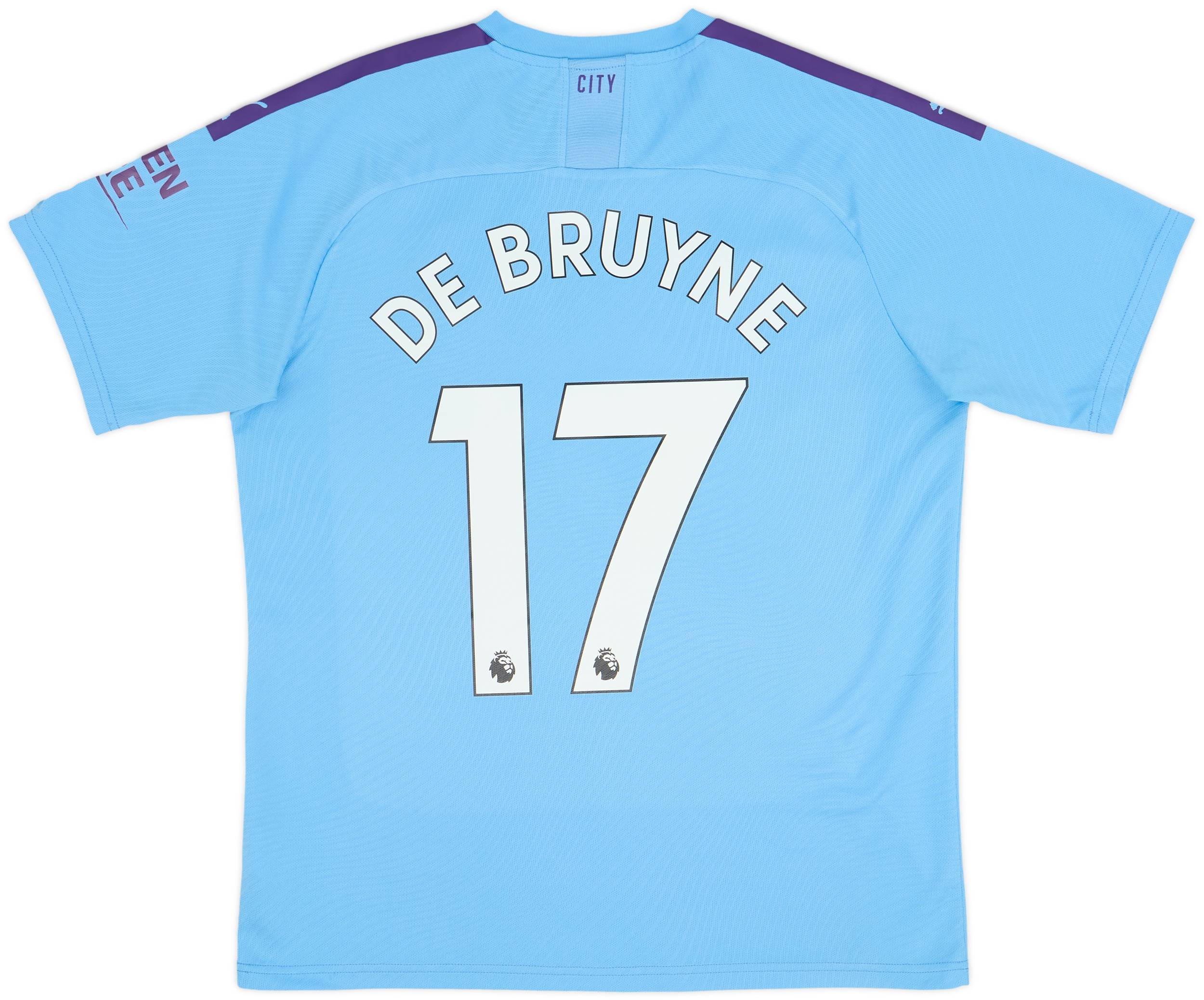 2019-20 Manchester City Home Shirt De Bruyne #17 - 6/10 - (L)