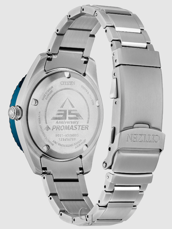 CITIZEN PROMASTER FUJITSUBO BLUE DIAL MEN'S SUPER TITANIUM WATCH