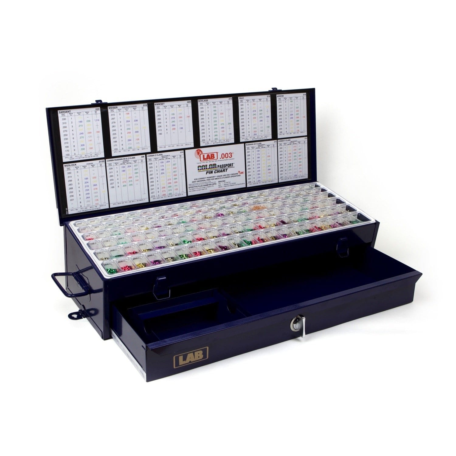 Lab Super Wedge Universal Kit .003 W/Pins | Locksmith Tools