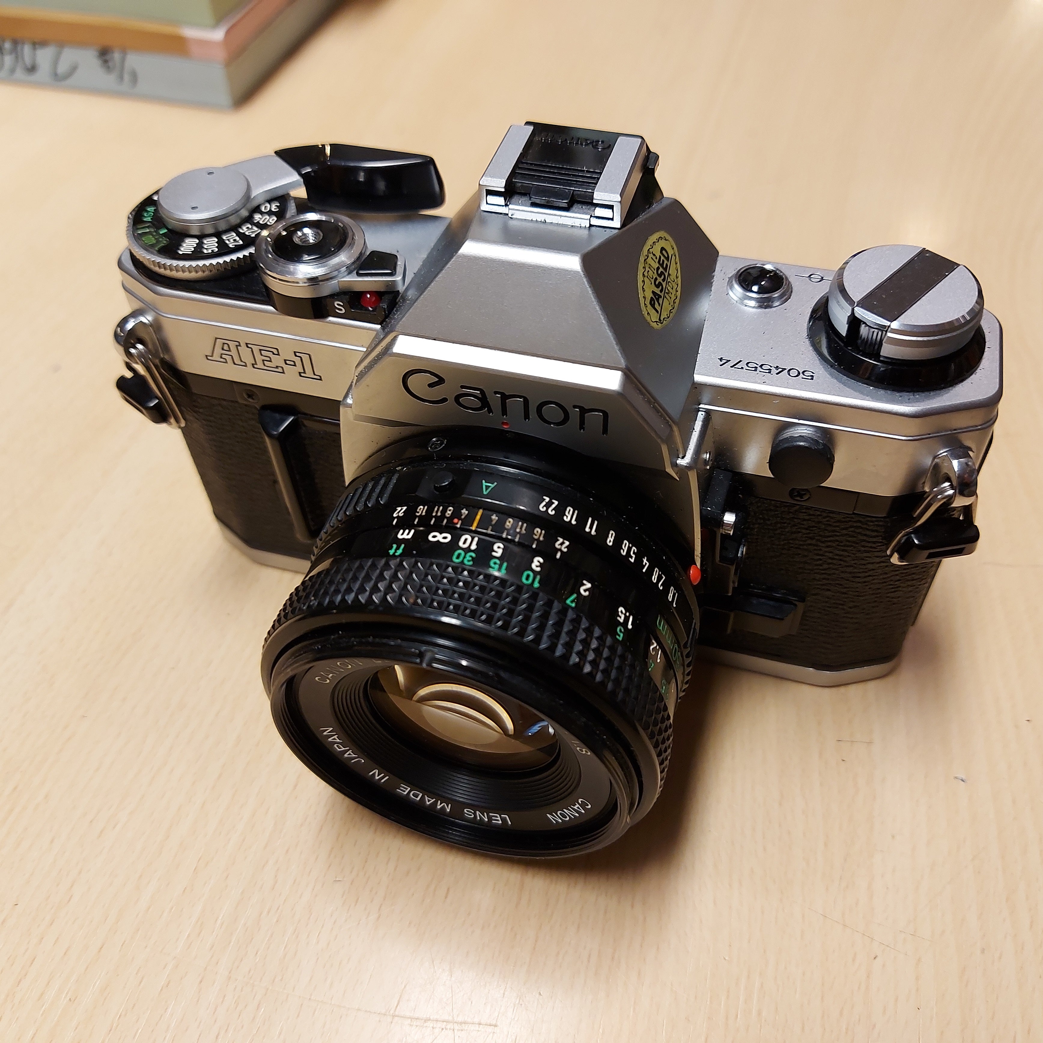 Canon AE-1 + 50mm f/1.8 – Clock Tower Cameras