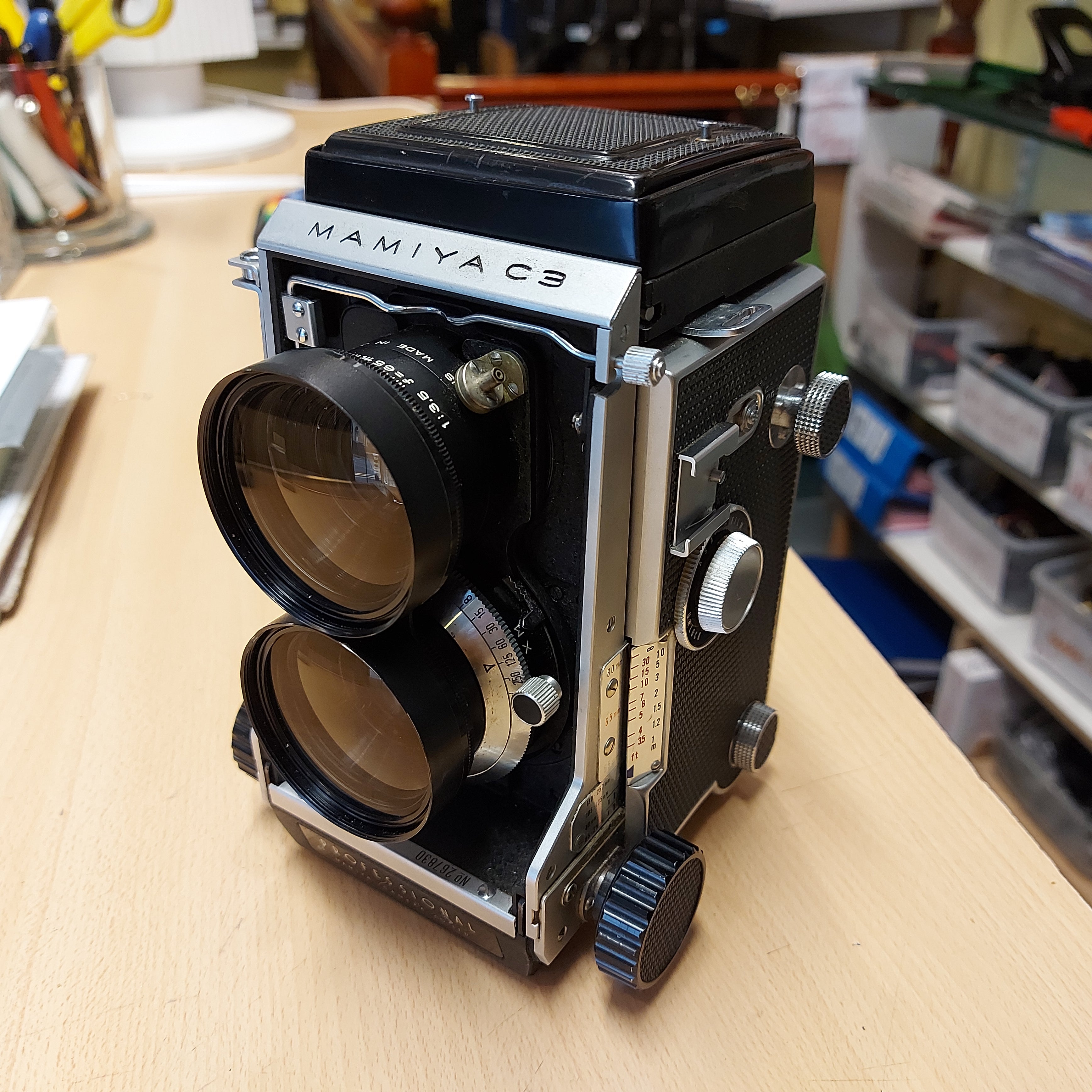 Mamiya C3 + 65mm f/3.5 Sekor – Clock Tower Cameras