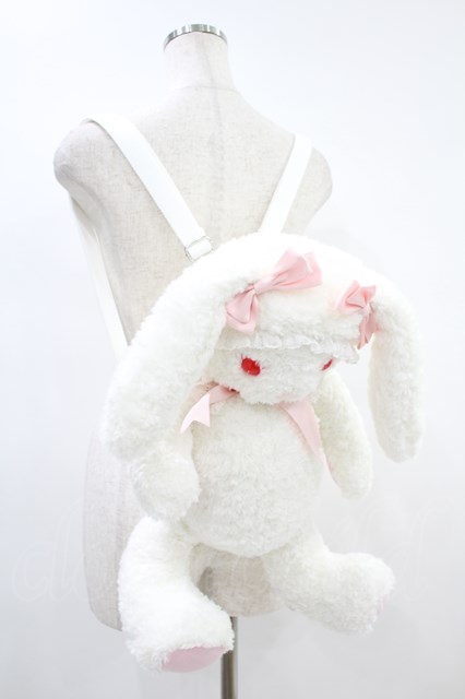 BABY,THE STARS SHINE BRIGHT / うさくみゃリュック 白 H-24-08-12-005