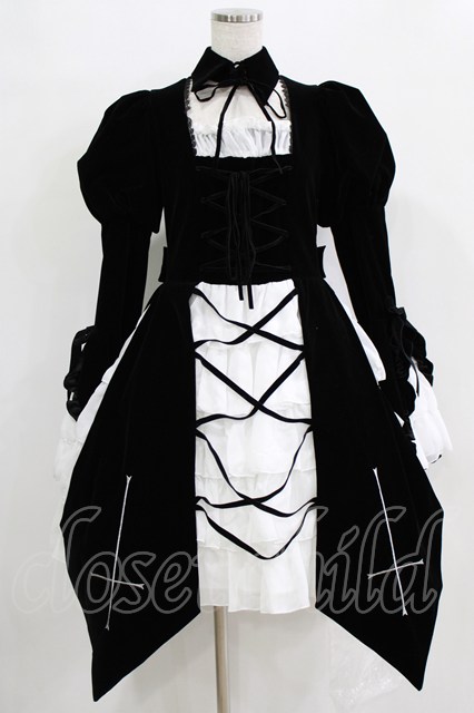 ATELIER PIERROT / Blackwing Crucifix Dress Set -水銀燈コラボ- H-25