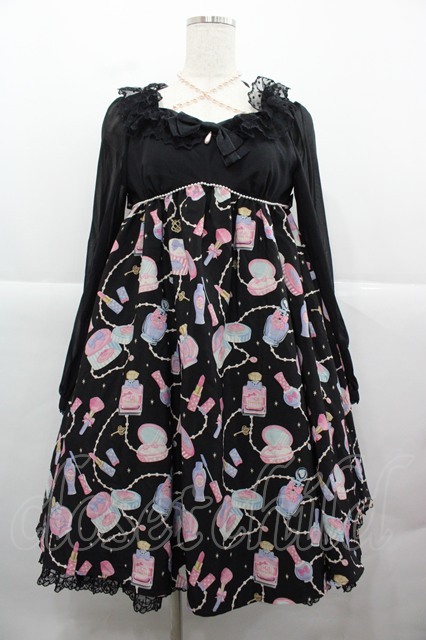 Angelic Pretty / Dreamy Girlワンピース 黒 I-25-12-13-088-AP-OP-SA