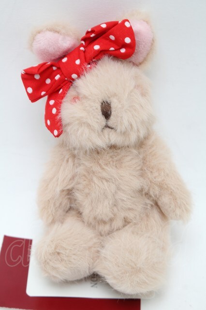 PINK HOUSE / うさぎぬいぐるみコサージュ ビスケット S-25-09-23-1020