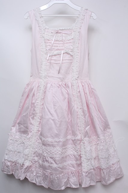 BABY,THE STARS SHINE BRIGHT / レースフリルジャンパースカート