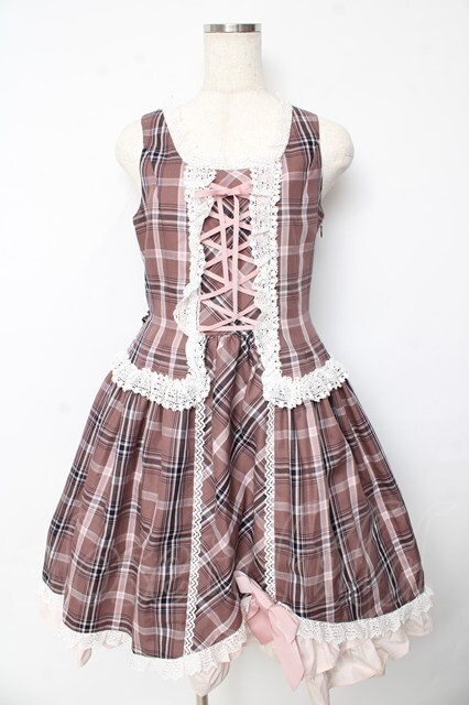 ALICE and the PIRATES / A/Pタータンチェック柄ジャンパースカート