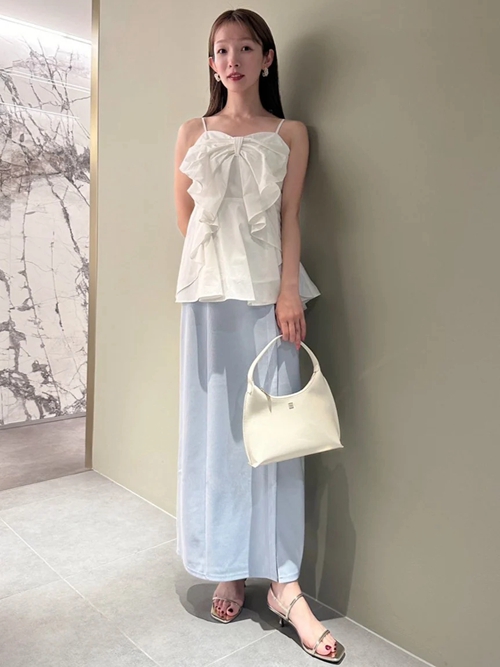 SNIDEL / スナイデル同型 リボンディティールブラウス,レディース