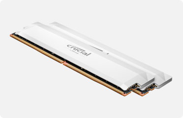 Crucial Pro DDR5-6000 16GB UDIMM: OC Gaming Memory White