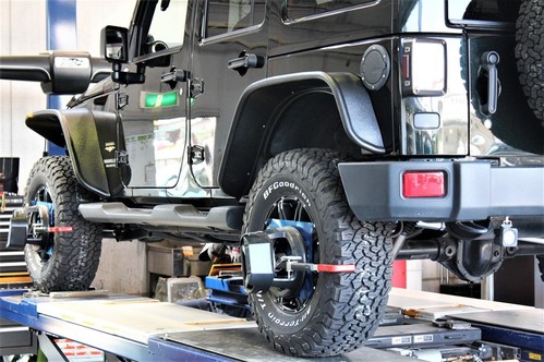 JKラングラーのリフトアップ！JAOSリフトアップキット装着。-2