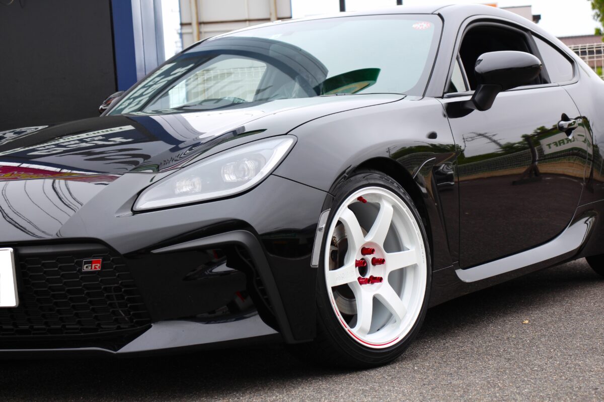 GR86 9J ツライチ！クラフト限定SPEC のTE37SAGA S-plus TAE 18インチ