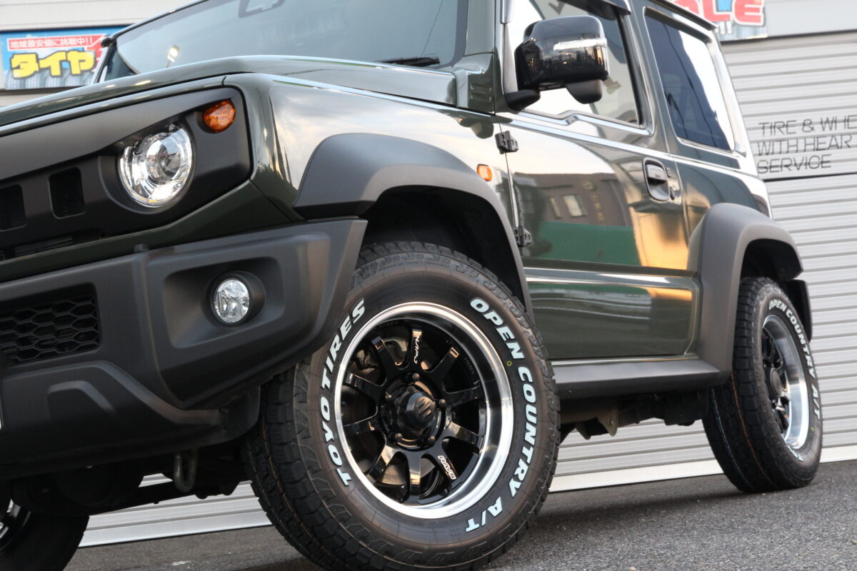 ジムニーシエラに鍛造ホイールを。レイズ A LAP J 16インチで足元を