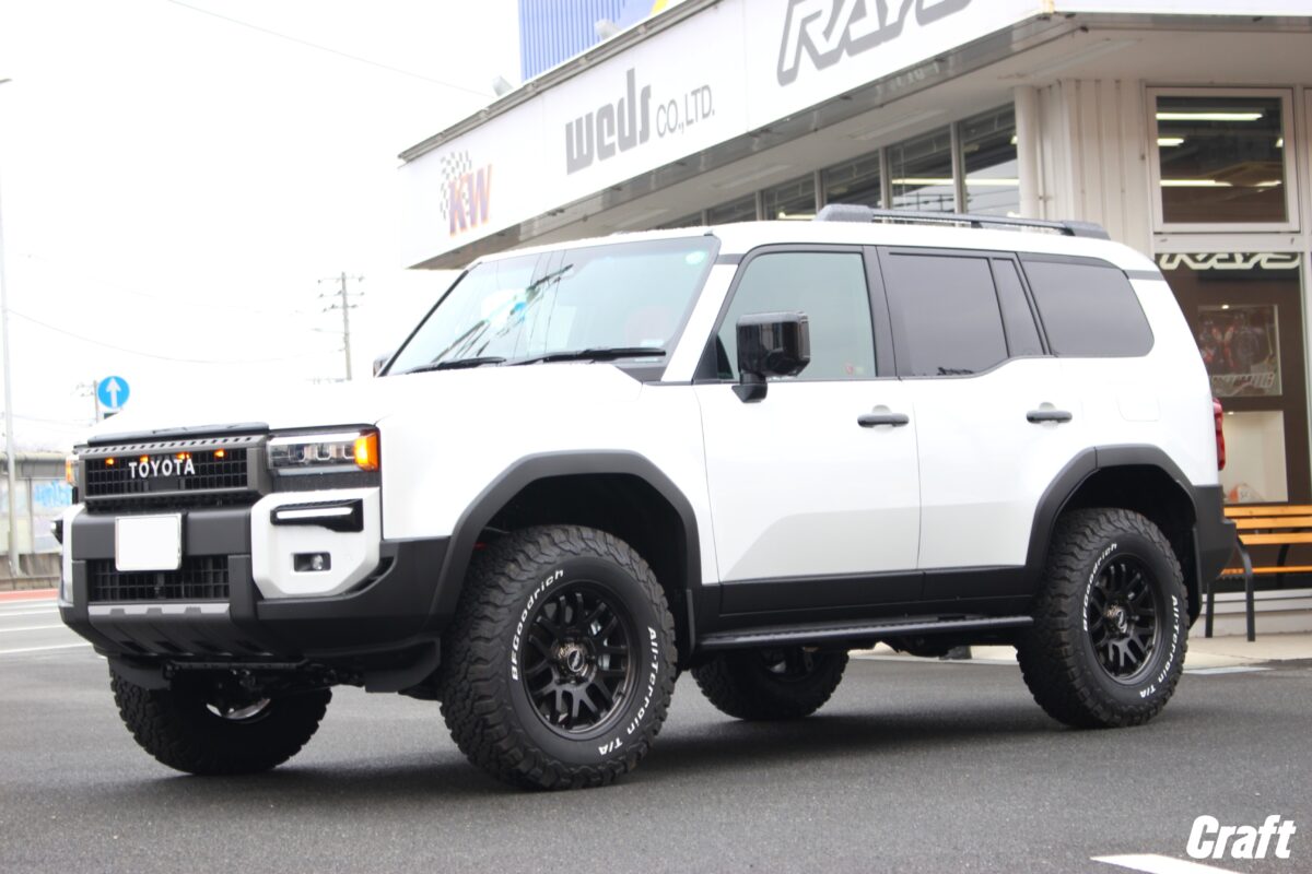 ランクル250 GDJ250W をタナベUP210でリフトアップ ✨ +40mmの仕上がり