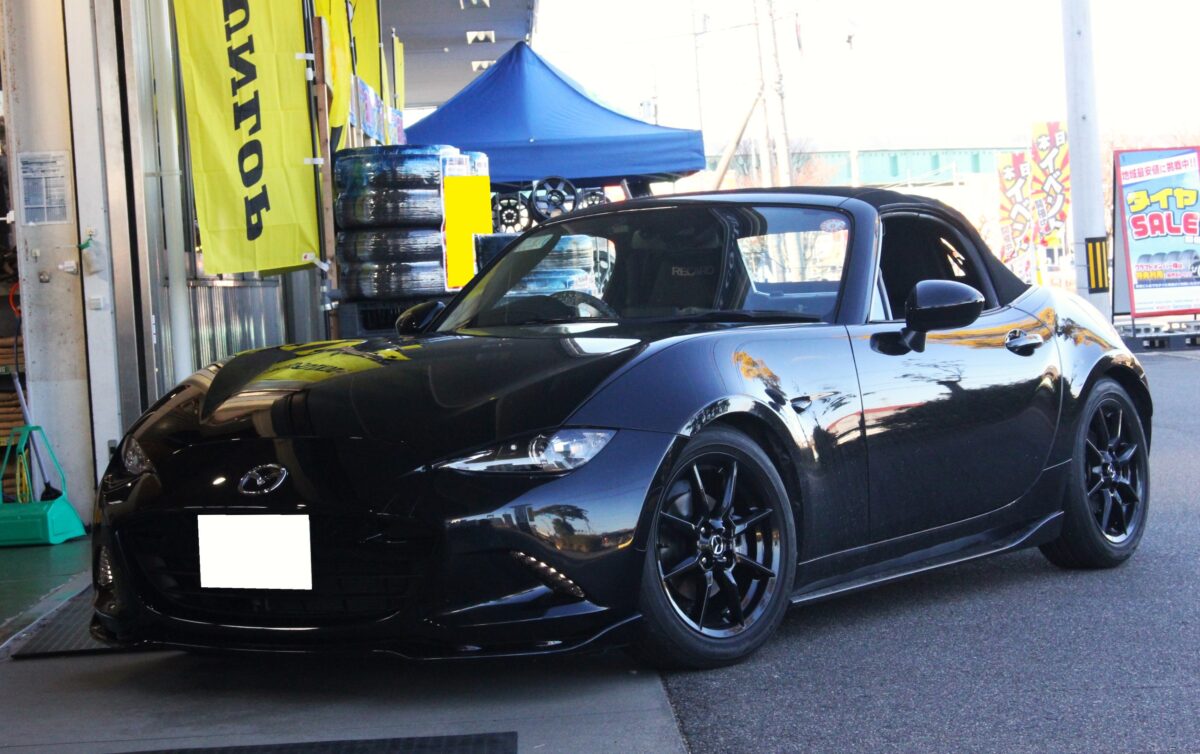 NDロードスターの車高を下げる。HKSハイパーマックスS x オートエクゼ