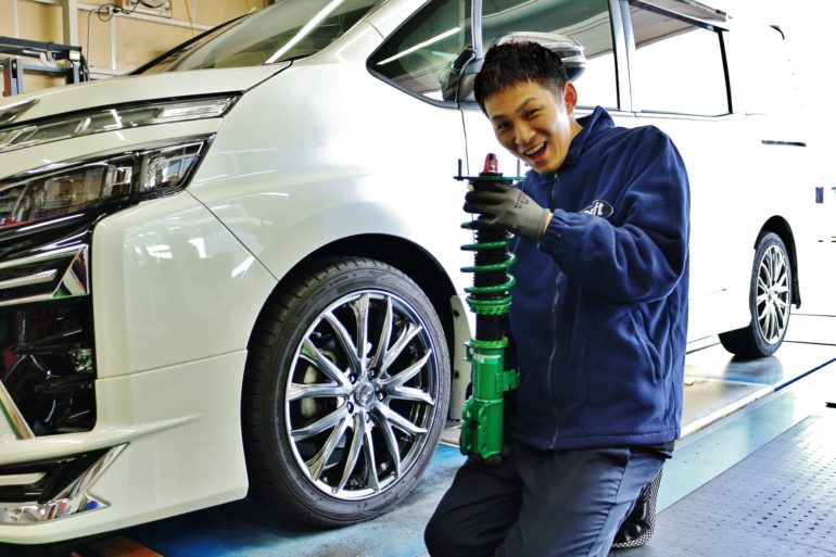 80系ヴォクシーをモデリスタのダウンサスからTEIN車高調へ！比較します