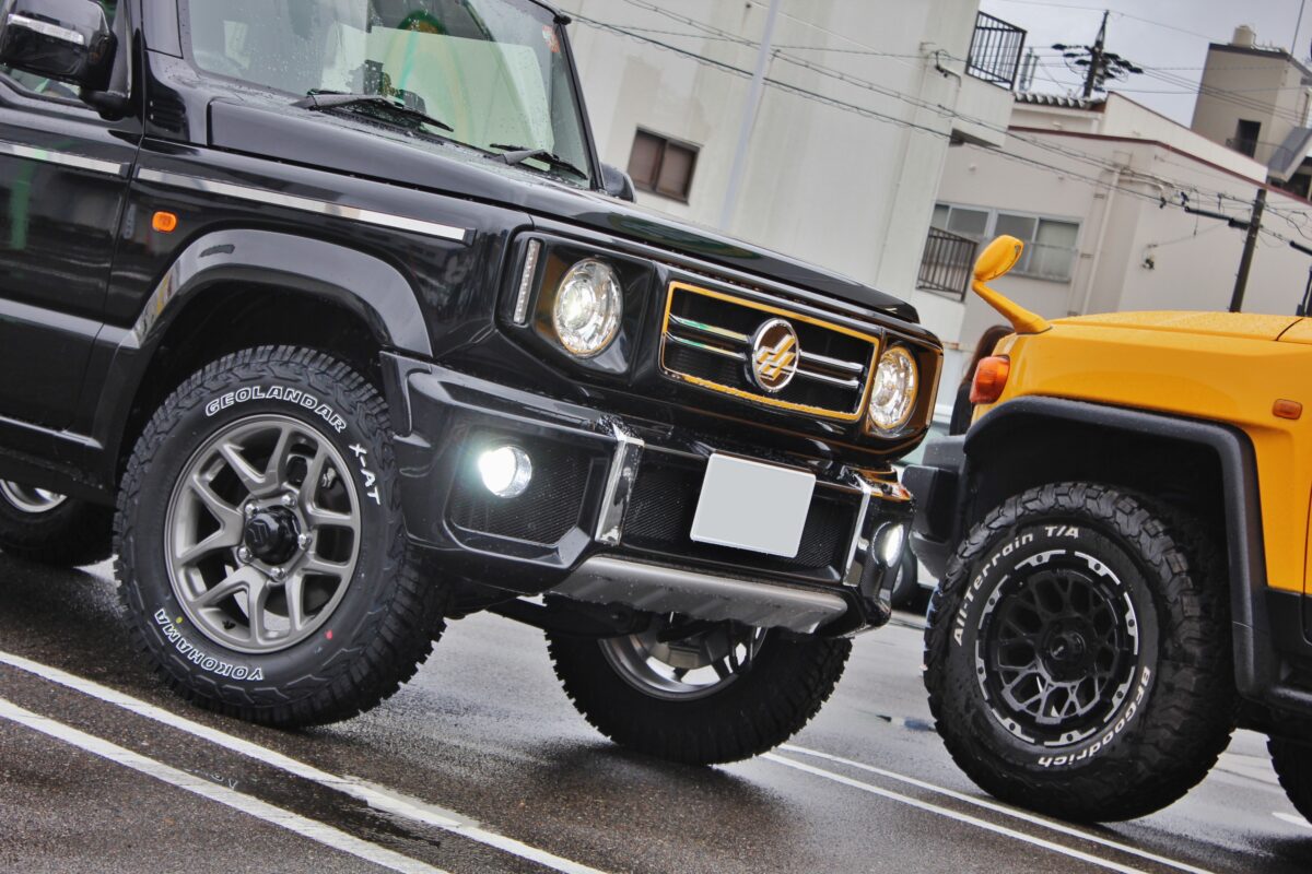 純正ホイールでも大丈夫！JB64ジムニーをオフロードタイヤ交換でドレス