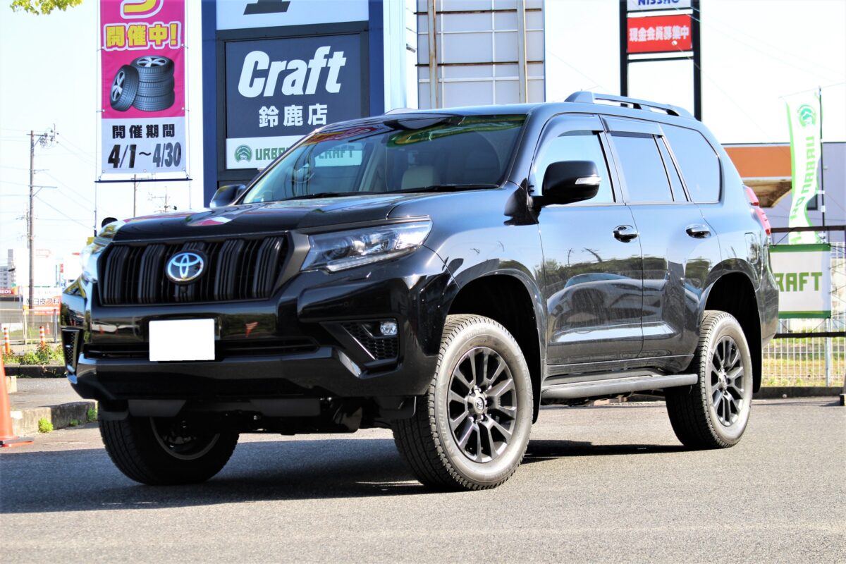 150プラドをリフトアップ！JAOS BATTLEZ リフトアップセットVFA ver.A