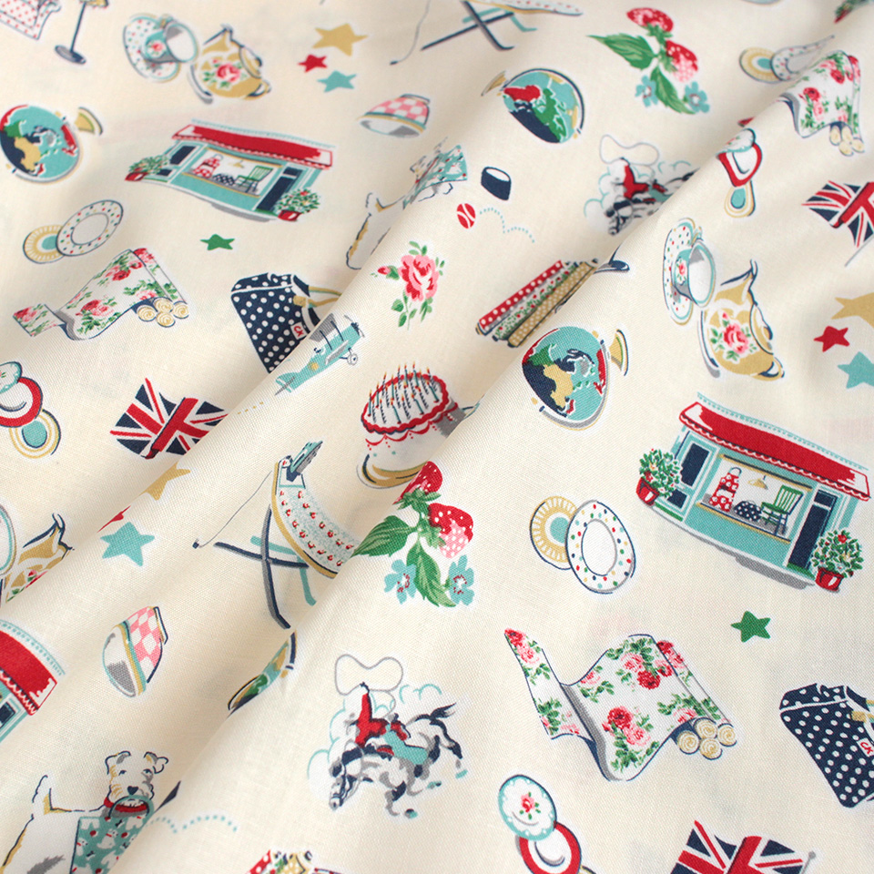 CathKidston（キャスキッドソン） シーチング生地／キャンバス生地 1m
