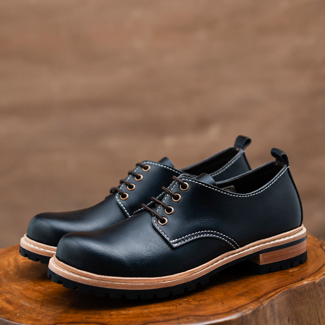 Task Shoes (Raven Black) Goodyear Welted – Craft & Glory International
