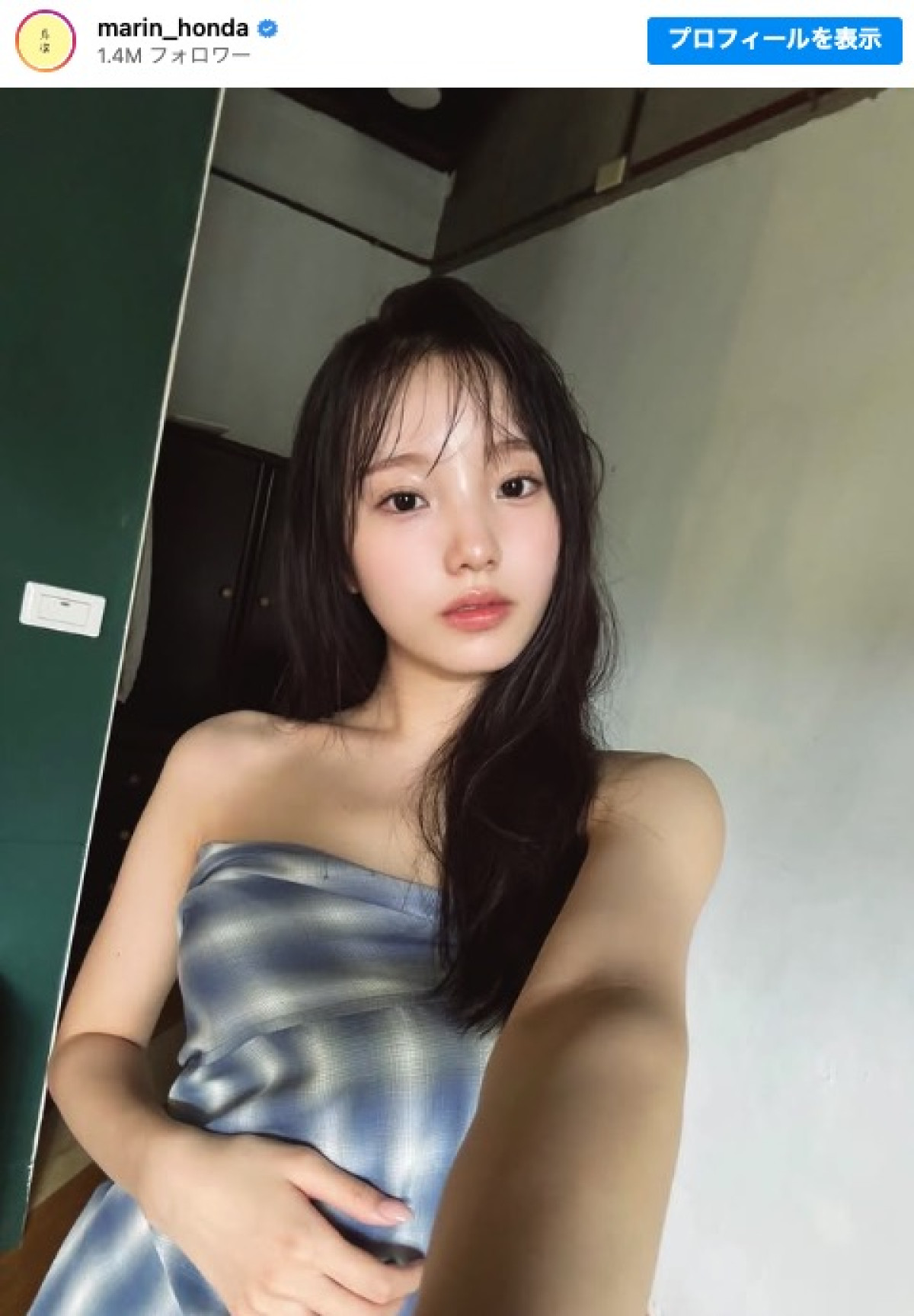 本田真凜、1st写真集オフショットに反響「美肌」「圧倒的な透明感