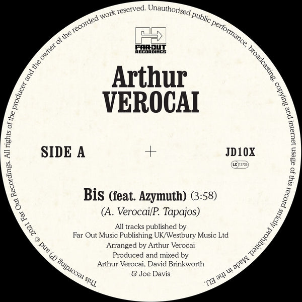 Arthur Verocai Feat. Azymuth - BIS (RSD): 7