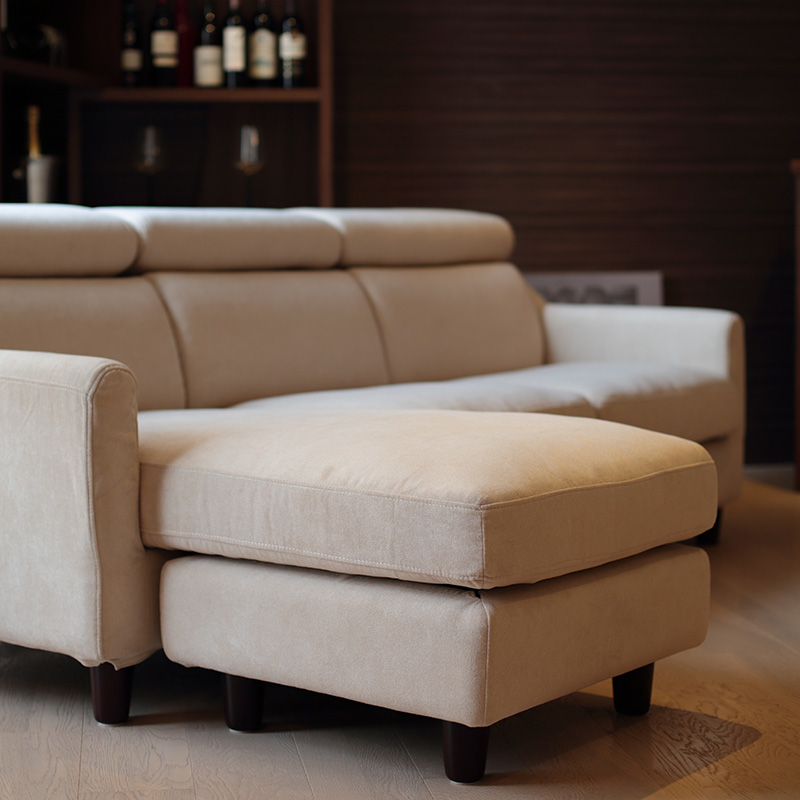 大決算セール10％オフ！】ソファー&スツールセット「Moln(モルン