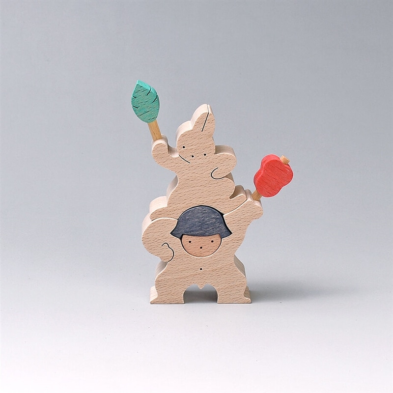 小黒三郎の五月人形(組み木)《予約受付中》｜木のおもちゃの通販