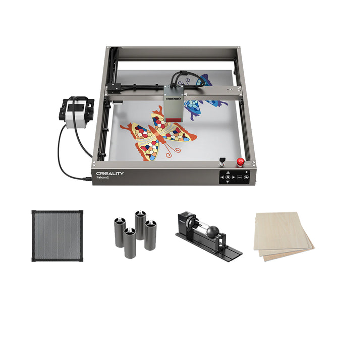 Falcon2 40W Laser Engraver and Cutter + Free Test Kit