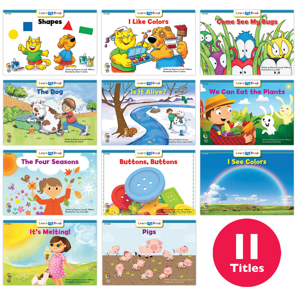 Learn to Read Variety Pack 2, Level B – Creative Teaching Press