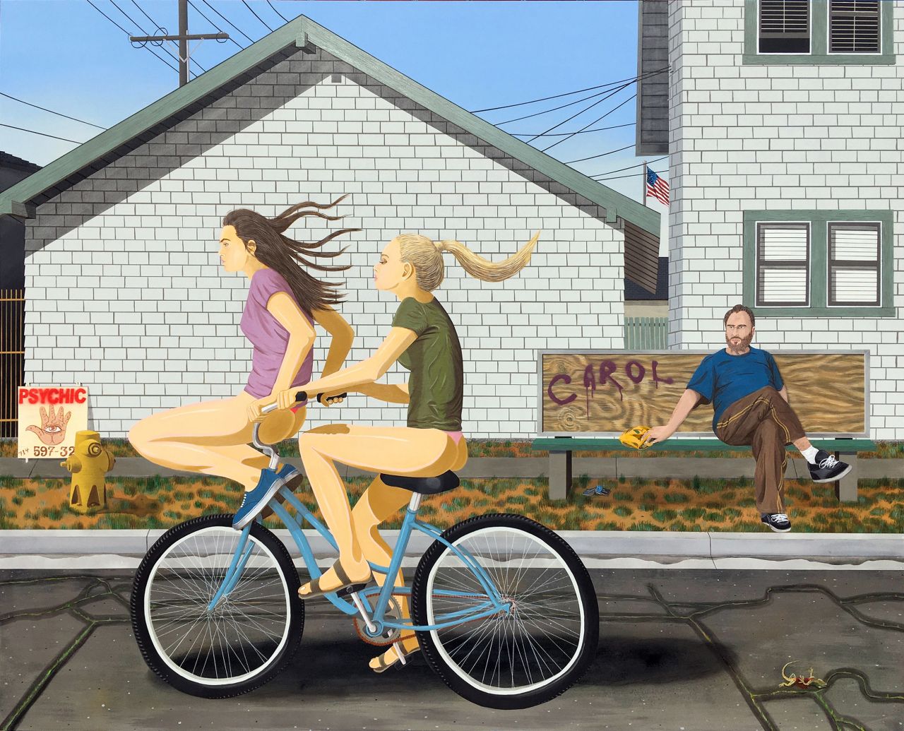 Paintings by Toy Machine founder Ed Templeton that take a cynical