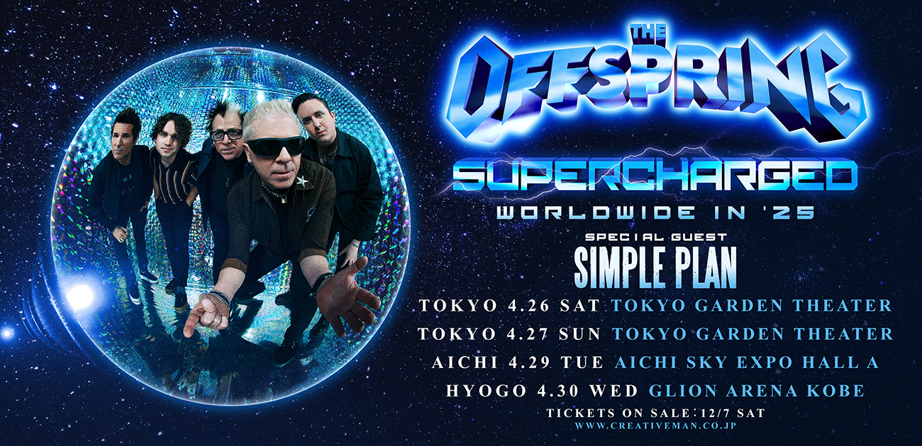THE OFFSPRING / SIMPLE PLANツアーグッズ情報が公開！ - CREATIVEMAN