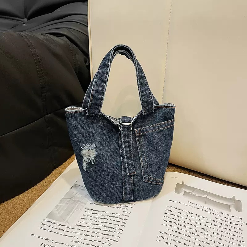 23 Y2K Vintage Denim Remake PC tote shoulder bag デニム リメイク