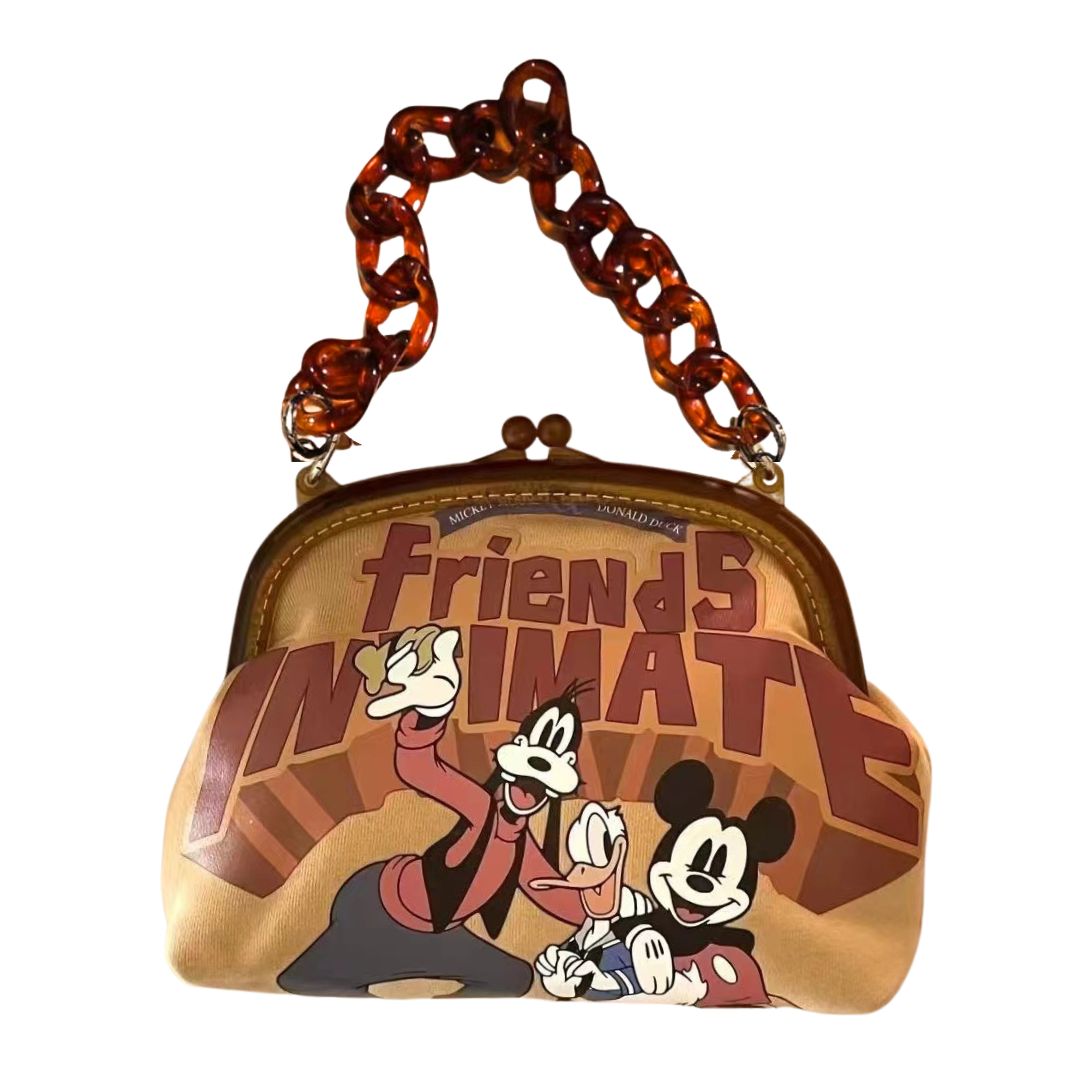 Vintage Goofy purse with a metal clasp Tote Shoulder Bag