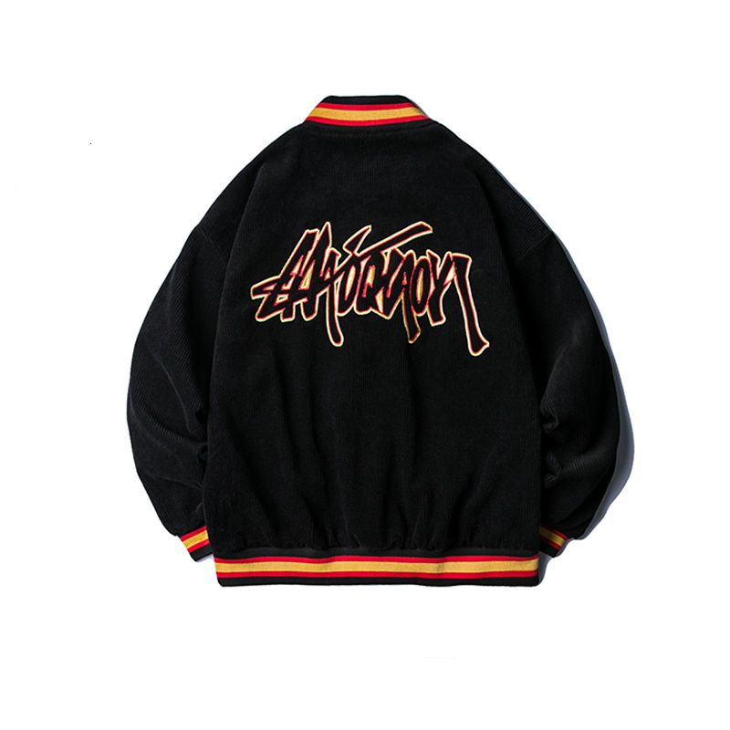 Men's Corduroy Baseball blouson stadium jumper jacket men and