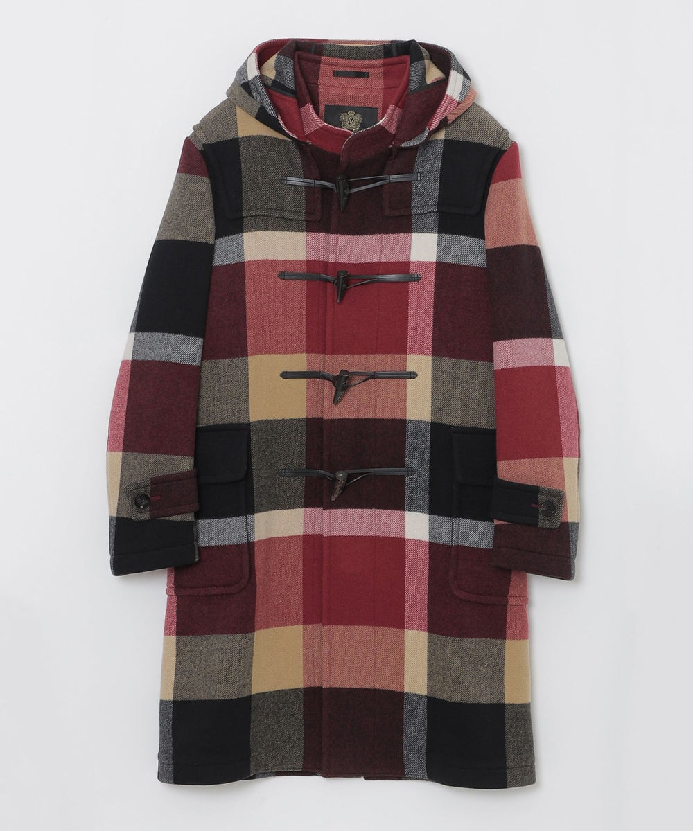 10th ANNIVERSARY】エアリーメルトンクレストブリッジチェックダッフル