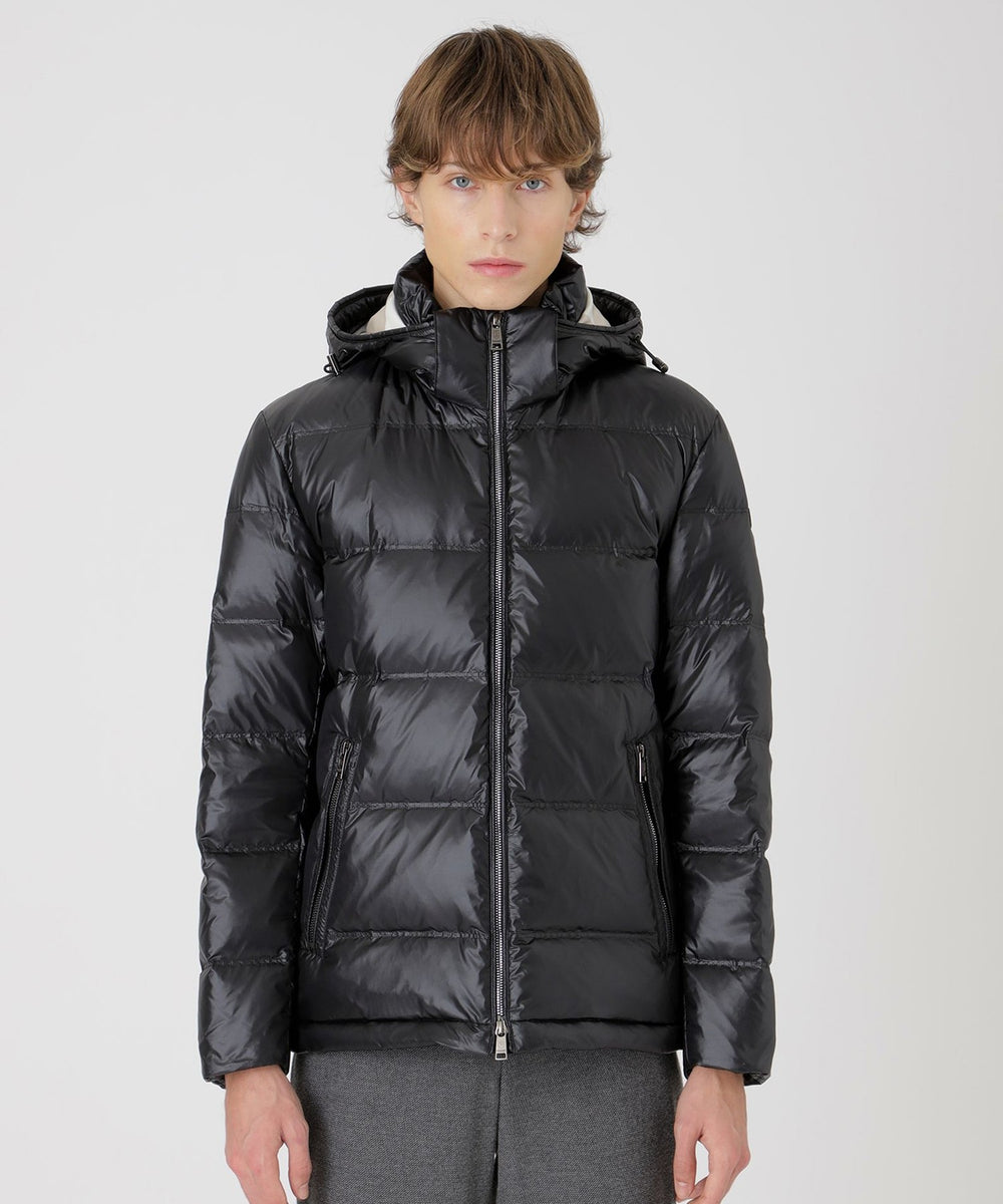 一部店舗限定】クレストブリッジチェックコンビネーションダウン